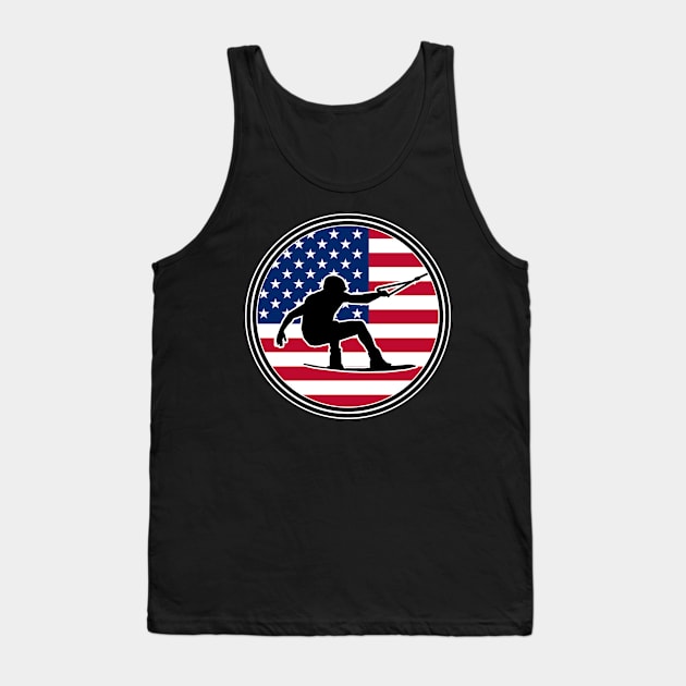 Wakeboard America for Wakeboarders Tank Top by LiquidLine